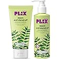 PLIX - THE PLANT FIX Neem Anti-Dandruff Advanced Kit | Shampoo (200ml), Conditioner (175ml) | Reduces Dandruff & Scalp Itching | Piractone Olamine & 3% Dandelix Pro™
