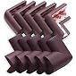 AMAZARA Baby Proofing Corner Guards I Pre-Taped Corner Protectors I Child Safety Edge Guards I 10 Pieces Brown