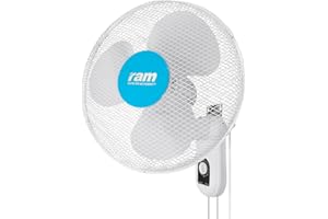 RAM Wandventilator 400 mm, 44 x 19 x 44 cm, weiß, 08-355-295