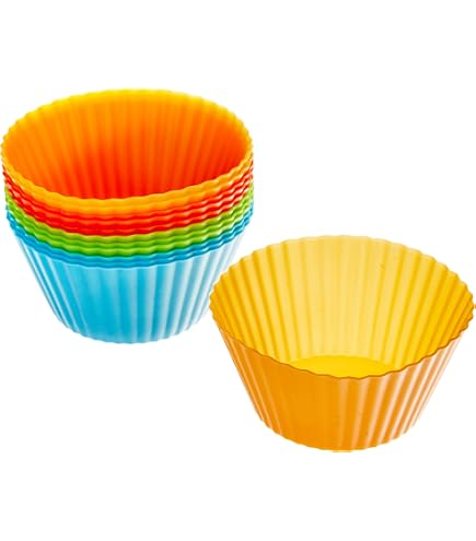 Moule à Gâteau En Silicone Rond 9 Pouces (23 Cm) – Design Cannelé – Antiadhésif, Va Au Four, Micro-ondes, Congélateur - 3