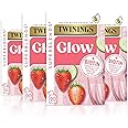 Twinings Superblends Glow Tea - Strawberry & Cucumber Green Tea with Aloe Vera & Biotin for Skincare & Hair Care, 80 x Biodegradable Tea Bags