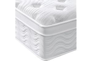 SZsuilong Single Mattress 3FT Memory Foam, Pocket Sprungs Hybird Mattress with Dual Edge Support, 10.2 Inch Orthopaedic Mattresses Medium Firm for Pressure Relief and Back Pain,90 x 190 x 26 cm