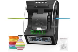 KUNPHY SUNLU Filament Connector con 200 Pz di Sleeves PTFE, Splicer per Filamenti 3D 1,75mm, Facile da Usare, Riscaldamento Rapido fino a 240°C, Saldatore per Filamento Compatibile con PLA, PETG e ABS