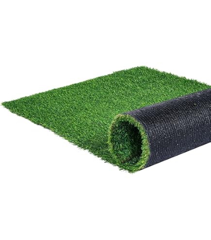 1x1m Gazon Synthétique Tapis De Gazon Artificiel Pour Jardin Micro