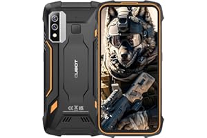 Téléphone Portable Incassable 2023, CUBOT Kingkong 6 (Étanche/Anti-Chute), 8Go+64Go(SD-128GO Extensible), Écran 6,1" HD+, Android 11, 16MP+8MP, 5000mAh, NFC/OTG/Face ID/GPS/4G Dual Nano SIM