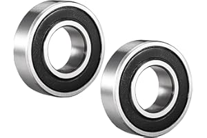 A ABSOPRO Bille Roulement Double Scellé 6002-2RS 15x32x9mm Carbone Acier Ensemble de 2