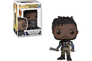 Funko Pop! Marvel: Black Panther - Erik Killmonger - 1/6 de Probabilidades de Obtener la Rara Variante Chase - Figura de Vinilo Coleccionable - Idea de Regalo- Mercancia Oficial