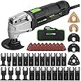 GALAX PRO Oscillating Tool, 260W 6 Variable Speed Oscillating Multi-Tool Kit with Quick-Lock Accessory Change, Oscillating Angle:3°, 40pcs Accessories and Carry Bag