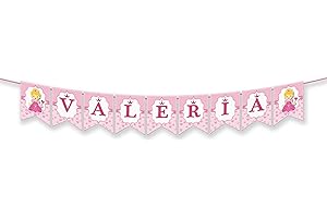 EuroFiestas Guirnalda Nombre Valeria, Eva, Aria, Vera o Elvira