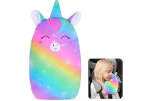 Unicorn Castle Protège-ceinture pour enfants Protection de ceinture de sécurité Coussin de ceinture de sécurité pour plus de confort en voyage, coloré