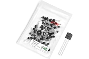 Chanzon 100 pièces 2N3904 TO-92 NPN Transistor 0.2A Transistor