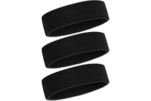ONUPGO Headband Sports Sweatbands - 3/6/12 Terry Cloth Striped Head Band/Wrist Band Set Athletic Ćwiczenie Koszykówka Headbands Moisture Wicking Bluza Absorbing Band