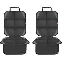 VANLONTD Protection Siege de Voiture, Set-2 Protections De Siège Auto pour Enfant avec Fond Antidérapant Et 2 Grandes Poches