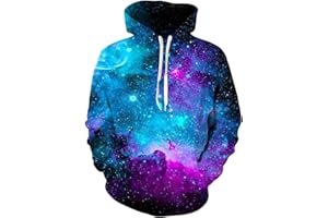 Freshhoodies 3D Homme Sweat à Capuche Manches Longues Sweat à Capuche Imprimé Sweat Tops Blouse S-XXL