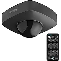 Sensore Di Movimento Da Esterno Esterno Oktaplex Tea 360° - Telecomando, IP65, Portata 9m Per Esterni Rilevatore Movimento