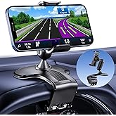 Supporto Cellulare Auto, Regolabile Porta Cellulare per Cruscotto e Parabrezza, 360 Gradi di Rotazione Universale , Compatibi