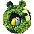 Azonee Bird Nest, Parrot Breeding House Conure Snuggle Hut for Budgie, Parakeet, Cockatiel, Conure, Lovebird, Canary, Finch, Hamster, Small Pets