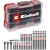 Orijinal Einhell M-CASE 38-Par&ccedil;a Darbeye Dayanıklı U&ccedil; Seti (25 mm, 50 mm Ve 90 mm U&ccedil;lar, Altıgen Lokmalar, 60 mm U&ccedil; Tutucu, S
