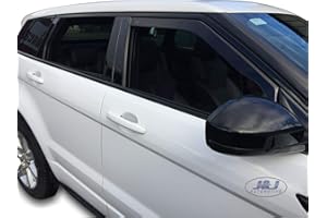 J&J AUTOMOTIVE | Heko Deflecteurs d'air Déflecteurs de Vent Compatible avec Range Rover Evoque 2011-2018, Ensemble 2 pcs, Aérodynamique