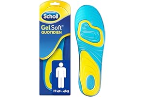 Scholl Semelles GelSoft Chaussures Homme Quotidien Pointure de 40 à 46,5 - 1 paire