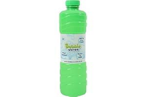 Laeto Bubble Waves 1 Litre Bubble Solution Liquid | Bubbles Mixture Bubbles For Kids With Bubble Wands