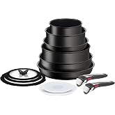 Tefal L3959443 Ingenio Unlimited On tencere ve tava seti, istiflenebilir, &ccedil;ıkarılabilir sap, yer tasarruflu, yapışmaz kaplama