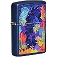 Zippo 49409 239 Sea Life Design Navy Matte Winfproof Lighter