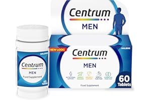 Centrum Men Tablets Multivitamin & Mineral Supplements, with 23 essential nutrients, including vitamin D, C, and Magnesium, 30 ct