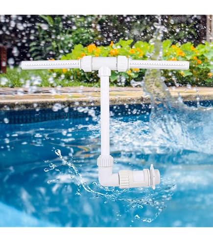 CECEFIN Pool-Fontäne Für Ober-/unterirdische Pools – Wasserspiel Mit Kühleffekt, Verstellbare Höhe & Einfache Montage