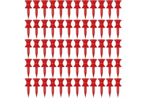 Alicer 120 T - Camisetas de golf, camiseta de golf pequeño castillo de plástico exterior, ayuda al entrenamiento de golf, para jardín exterior, 3,1 cm/1,22 pulgadas (120 piezas)