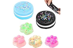 KATISHYRO Biscuit Stress Relief Toy Squishy Spielzeug,Soft Squeeze Biscuit Toys, Montessori Sensorisches Quetschspielzeug für Autismus Spielzubehör