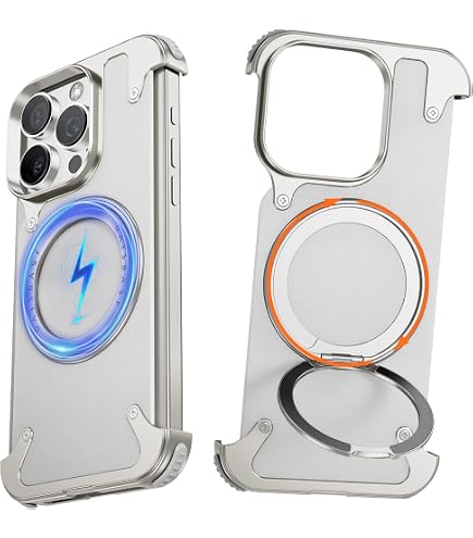 GRECAZO Ultradünne Handyhülle Für IPhone 16 Pro Max – Rahmenlos, Mit Fingerring