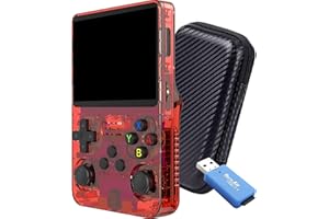 SVP FORMATS RetroNG - R36S Consola retro portátil 128 GB con +25.000 Juegos +26 Emuladores PS1, PSP, N64, NDS, SuperN, GameB, GBA - Sistema Linux IPS de 3.5 pulgadas Consola de videojuegos portátil retro