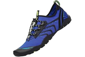 SAGUARO Badeschuhe für Herren Damen - 7/9 Drainagelöcher Schnelltrocknende rutschfest, Gr 35-48