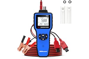 OBDResource Doppel-Einspritzdüsen-Tester Digitaler, 5V/12V Diesel Benzin-Einspritzdüsen-Tester 5 Test-Modi und HD-Display Injektor Tester mit 2 Einspritzdüsen-Reiniger-Adapter
