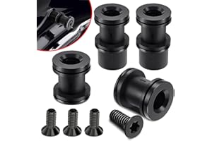 Benlari 4 Point Docking Hardware Kits Quick Release Sissy Bar Luggage Rack Motorcycle Fit For Harley Touring Street Glide Electra Glide Road Glide Road King 2009-2024 Black