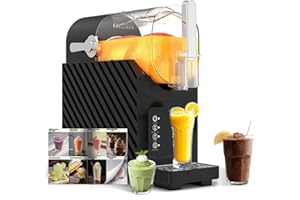 BIUTIVIITA Professional Slush Machine, Slushie Maker Machine,Frozen Drink Mix Maker Machine with Motion-Wake Tech, Auto Energy Saver,Auto Clean Function,No Ice Needed, Milkshake,Cold Drink,Snowmelt,Custom