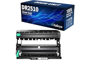 Halloya DR2510 Tambor Compatible para Brother DR-2510 para Brother HL-L2400DW HL-L2445DW DCP-L2660DW DCP-2620DW DCP-L2627DWE MFC-L2800DW MFC-2835DW MFC-L2860DW MFC-L2827DWXL MFC-L2827DW MFC-L2827DWE