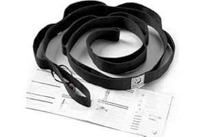 Slim Panda Yoga Gurt, Yoga Band Zum Dehnen mit 10 Schlaufen zu Dehnen und Stretching, yoga Stretch Gurt Ideal für Yoga, Fitness Pilates Physiotherapie