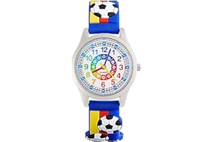 MUXIJIA Montres Bracelet pour Garçon - Analogique Mouvement à Quartz Montre Éducative Enfants pour Filles et Garçons de 3 Ans à 10 Ans