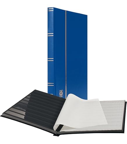 Leuchtturm Comfort insteekboeken A4 – 16 bladen 32 zwarte bladzijden - rood