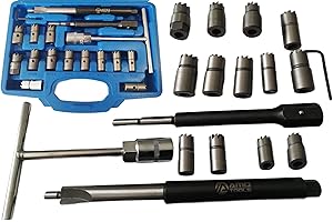 AMD TOOLS Set di 17 pezzi per iniettori diesel