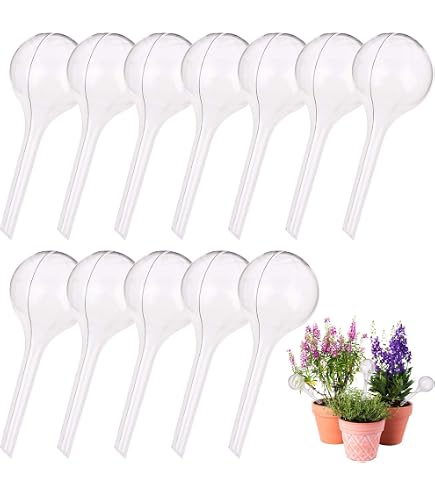 Pics Arrosage Automatique Plantes - Lot De 8 - Terre Cuite Poreuse - Arrosage Lent Pour Vacances - Compatible Bouteilles