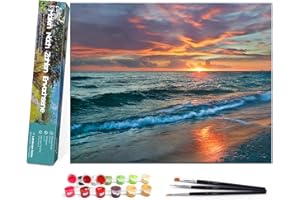 Bougimal Malen Nach Zahlen Erwachsene, DIY Handgemalt Ölgemälde Kits auf Leinwand Geschenk für Frauen Mama Tochter Weihnachten Geburtstag Home Haus Deko - Ohne Rahmen 40 * 50 cm