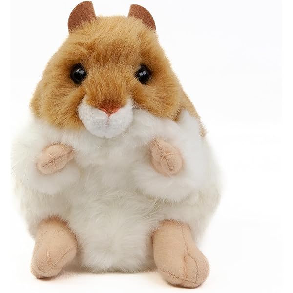 Gammaeon Pluche hamster sleutelhanger, schattige dierenhanger voor tassen, zacht