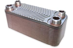 Hrale Échangeur de chaleur thermique inox 30 plaques max. 66 kW Eau Solaire