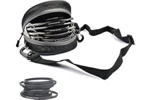 Objektivfiltertasche mit 8 Taschen und Schultergurt, Staubdichte Kameraobjektiv-Filtertasche aus Nylon für Rundfilter Bis zu 95 Mm, mit Herausnehmbarem Innenfutter