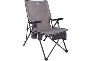 Hi-Gear Orlando Heated Portable Folding Recliner Chair, Heated Camping Chair, Ideal for Outdoor Events, Barbecues, Garden Parties, Bonfires and Festivals, Camping Furniture
