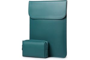 HYZUO Pokrowiec na laptop 13”, do modeli MacBook Air 13 M1 M2, A2681 2018–2022, MacBook Pro 13 M1, iPad Pro 12,9 2018–2022, Surface Pro X, 8, 7, Dell XPS 13, Samsung Galaxy Book S, ciemnozielony