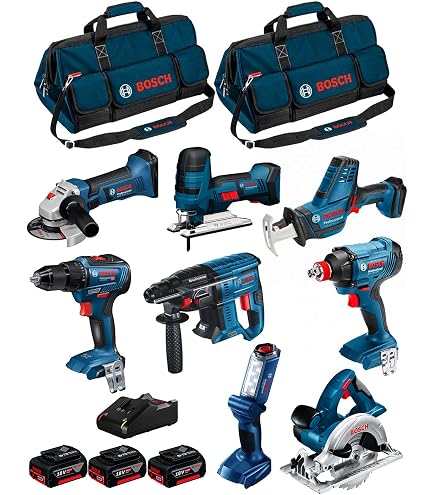 Kit Multiuso 4 In 1 A Batteria - Soffiatore, Motosega, Avvitatore E Trapano A Impulsi, 20V, Con Valigetta